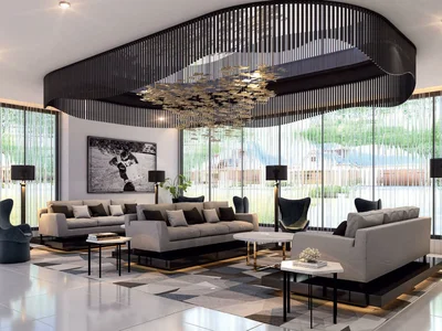 Zespół mieszkaniowy Elitz 2 — new high-rise residence by Danube with swimming pools and a mini golf course in JVC, Dubai