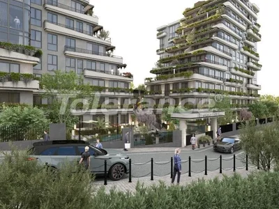 Complexe résidentiel Nouveaux appartements du promoteur 1+1, 2+1, 3+1 à Üsküdar, Istanbul dans un complexe avec piscine couverte en paiement échelonné
