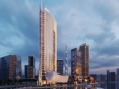 Жилой комплекс Апартаменты Jumeirah Business Living Bay от Select Group, с видом на небоскреб Бурдж-Халифа, Business Bay, Дубай, ОАЭ