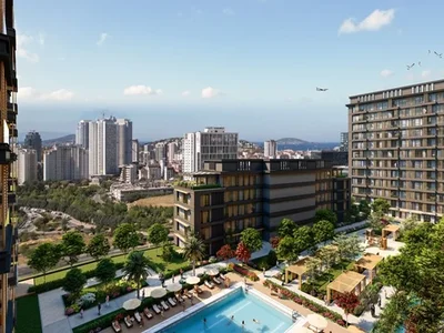 Complejo residencial Luxury apartments with views of the Sea of ​​Marmara in the Maltepe area.
