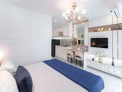 Wohnanlage Residential complex with a swimming pool and restaurants, 1 minute away from Jomtien Beach, Pattaya, Thailand