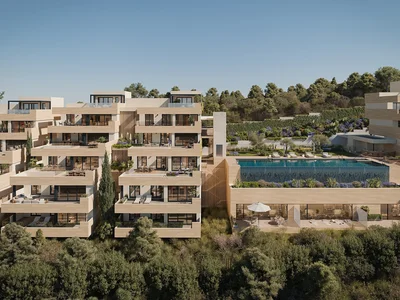 Edificio de apartamentos Pisos con espacios interiores y exteriores integrados en Marbella