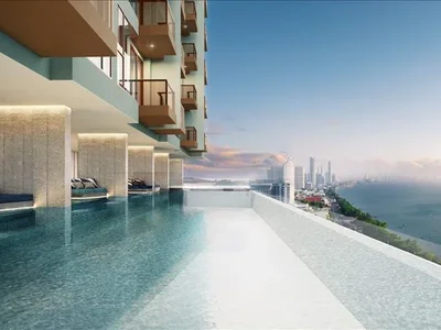 Wohnanlage Beachfront high-rise residence with swimming pools and gardens, Jomtien, Thailand