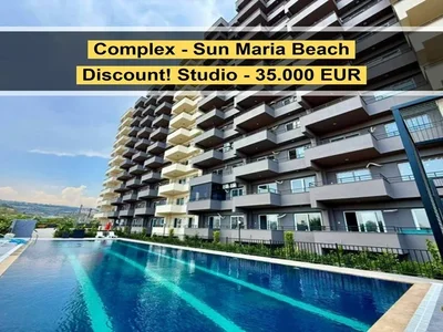 Residential complex Studios with dressing rooms at Sun Maria Beach - Erdemli | Mersin.