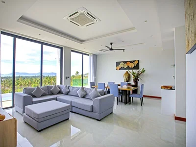 Wohnanlage New residential complex of villas with swimming pools and sea views in Maenam, Samui, Surat Thani, Thailand