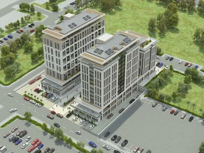 Wohnanlage Residential complex near parks, shopping centres and metrobus station, Beylikdüzü, Istanbul, Turkey
