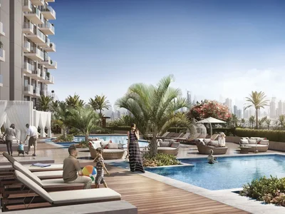 Residential complex Modern residential complex Creek Views 2 near shopping malls, stores and metro station, Al Jaddaf, Dubai, UAE