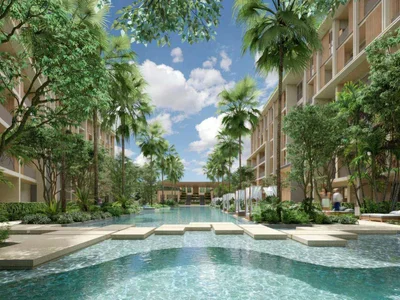 Complejo residencial Residential complex with swimming pools, a co-working area and a kids' club, Bang Tao, Phuket, Thailand