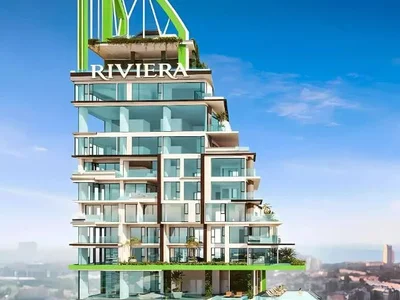 Wohnanlage New complex of furnished apartments with swimming pools, a kids' club and a co-working area, Pattaya, Thailand