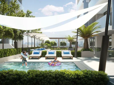 Wohnanlage New residence LUM1NAR with swimming pools close to the beach and Dubai Marina, JVT, Dubai, UAE