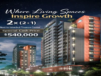 Residential complex TOR Finance City Istanbul: Apartments in the Up-and-Coming Ümraniye District.