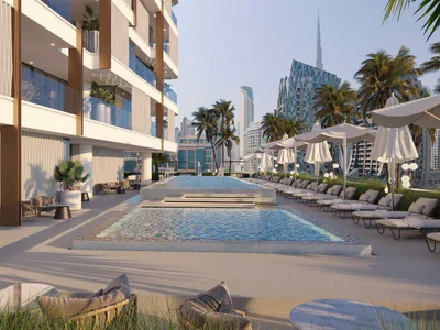 Жилой комплекс Элитная резиденция Ritz Carlton Residences от Mag Lifestyle с садами и причалом недалеко от Бурдж Халифа, Dubai Creek, Дубай, ОАЭ