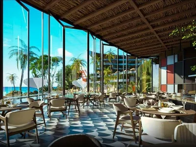 Zespół mieszkaniowy Complex of apartments with 5-star services directly on the beach, Seseh, Bali, Indonesia