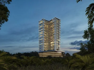 Complejo residencial New residence Barari Views with a swimming pool and a gym, Majan, Dubai, UAE