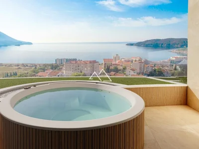 Complexe résidentiel with a swimming pool and SPA in Becici