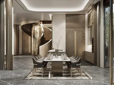 Complejo residencial New complex of villas and townhouses Knightsbridge with a lagoon and a cinema close to Downtown Dubai, Dubailand, Dubai, UAE