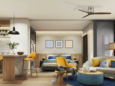 Zespół mieszkaniowy New condominium with lagoon and lake view in prestigious resort area near Boat Avenue, Phuket, Thailand