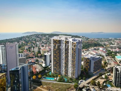 Wohnanlage Geräumige Wohnungen 1+0, 1+1, 2+1 in Maltepe, Istanbul, in einer Anlage mit Infrastruktur, in Ratenzahlung vom Bauträger.