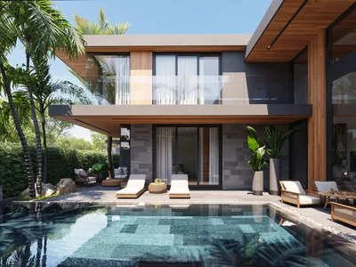 Zespół mieszkaniowy Exclusive villa complex by a picturesque lake in Choeng Thale, Phuket, Thailand