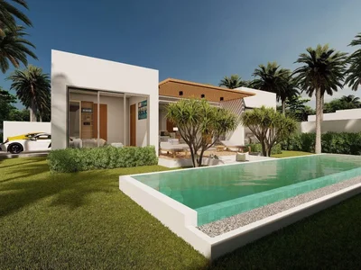 Complexe résidentiel New residential complex of villas with swimming pools near the sea in the area of ​​Laem Set, Samui, Thailand