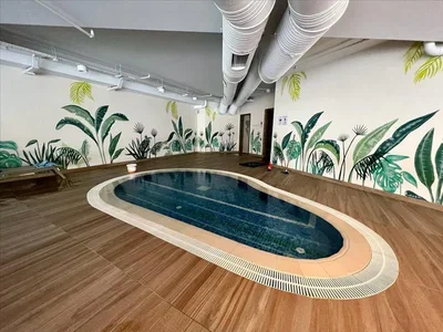 Complejo residencial Residence with a swimming pool, a spa and a view of the forest near a highway, Istanbul, Turkey