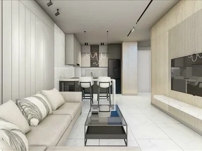 Zespół mieszkaniowy New residence with a swimming pool, a spa center and a private beach close to the airport, Alanya, Turkey