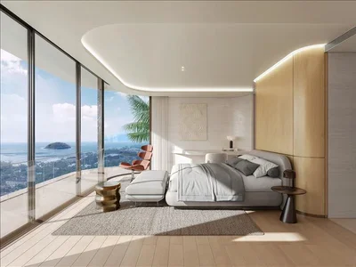 Complexe résidentiel New complex of villas with swimming pools and panoramic sea views, 600 meters from Kata Beach, Phuket, Thailand