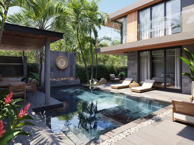 Zespół mieszkaniowy Exclusive villa complex by a picturesque lake in Choeng Thale, Phuket, Thailand