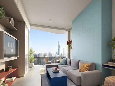 Complejo residencial New complex of furnished apartments Rove Dubai Marina with swimming pools and co-working areas in the heart of Dubai Marina, Dubai, UAE