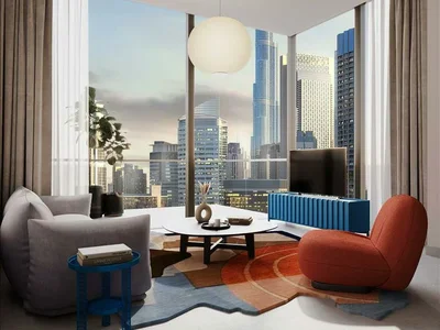 Wohnanlage New high-rise residence The Edge with swimming pools and a panoramic view close to the places of interest, Business Bay, Dubai, UAE
