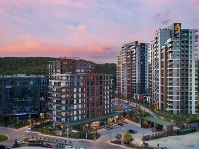Wohnanlage Elite 2+1 apartments in the center of Istanbul in the Maslak area.