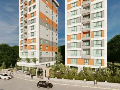 Wohnanlage New residence with a swimming pool close to the promenade, Istanbul, Turkey