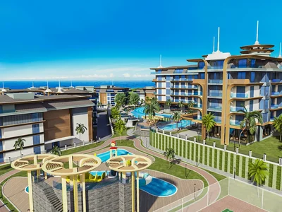 Wohnanlage Residential complex with a variety of infrastructure and recreation areas, 800 metres to the sea, Kestel, Alanya, Turkey