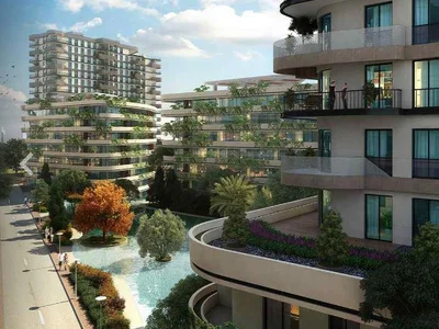 Residential complex Apartments with a panoramic view in a guarded residence with gardens and a conference room, Istanbul, Turkey