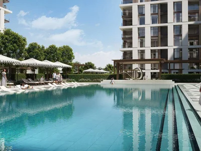 Complexe résidentiel New Terra Heights Residence with swimming pools and a mini golf course close to the airport and Expo 2020, Expo City, Dubai, UAE