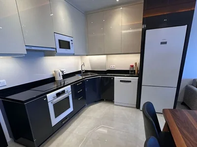 Zespół mieszkaniowy Furnished 1+1 apartment with sea view in Yekta Trade Centre complex.