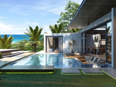 Wohnanlage Gated complex of villas with a view of the sea, a restaurant and swimming pools, Phuket, Thailand