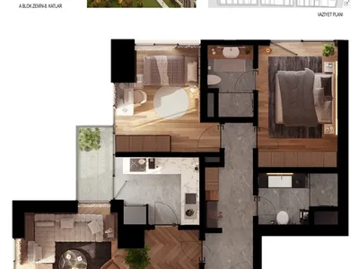 Wohnanlage Apartments in Atasehir area.