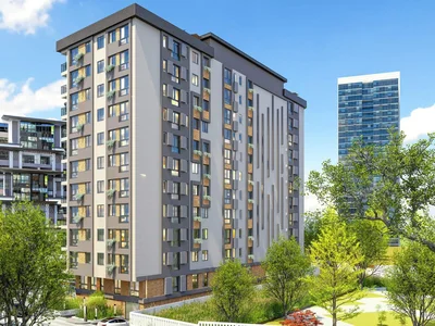 Zespół mieszkaniowy New residence with a fitness center near TEM Highway, Istanbul, Turkey