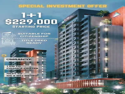 Residential complex TOR Finance City Istanbul: Apartments in the Up-and-Coming Ümraniye District.