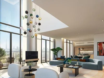 Wohnanlage New residence Design Quarter with a two-level swimming pool and green areas close to highways, Design District, Dubai, UAE