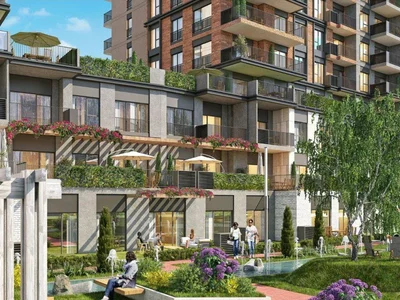 Wohnanlage New residence with swimming pools and green areas close to well-developed infrastructure, in one of the oldest and largest areas of Istanbul