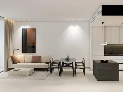 Complexe résidentiel Penthouse in the new Luzora Residences with golf carts for transportation about the island, 3 minutes from the beach, Dubai Islands, UAE