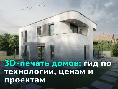 Технология строительства домов на 3D-принтере: как это работает