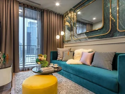 Complexe résidentiel High-riser residence with swimming pools and a picturesque view, Bangkok, Thailand
