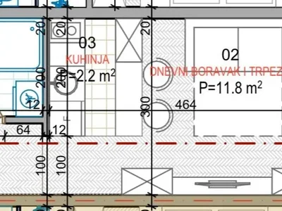Wohnviertel Stan 24 m² na Prodaju – Zabjelo, Podgorica