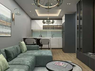 Wohnanlage Residential complex with furnished apartments and swimming pool with water park, Mersin, Turkey
