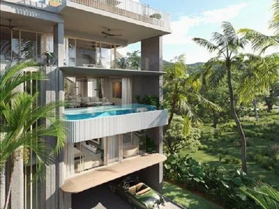 Wohnanlage Gated complex of townhouses with swimming pools on the first sea line, Bang Tao, Phuket, Thailand
