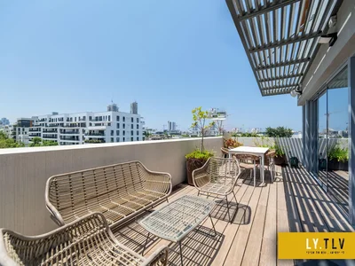 Dzielnica mieszkaniowa Superbe mini penthouse rue yehuda hamaccabi pres du parc