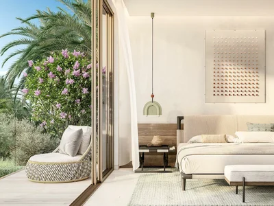 Жилой комплекс Новый комплекс вилл и таунхаусов у воды Bay Villas с пляжем и причалом для яхт, Dubai Islands, Дубай, ОАЭ